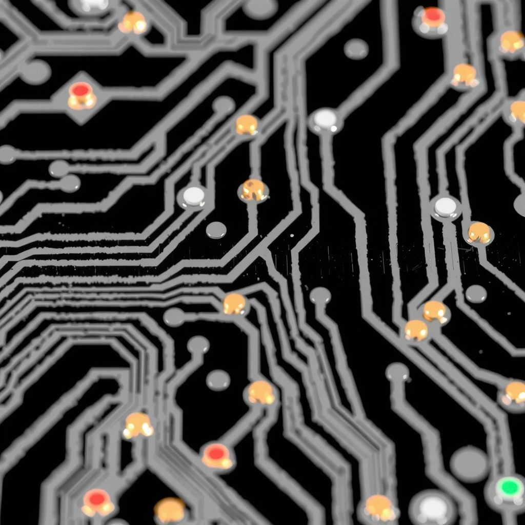 Circuit board microscopic pattern